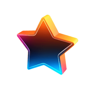 Star rating icon showing user trust level for a crypto platform